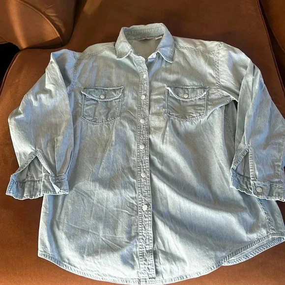 J Jill  Embroidered Women’s Button Down 100% cotton - Picture 1 of 6